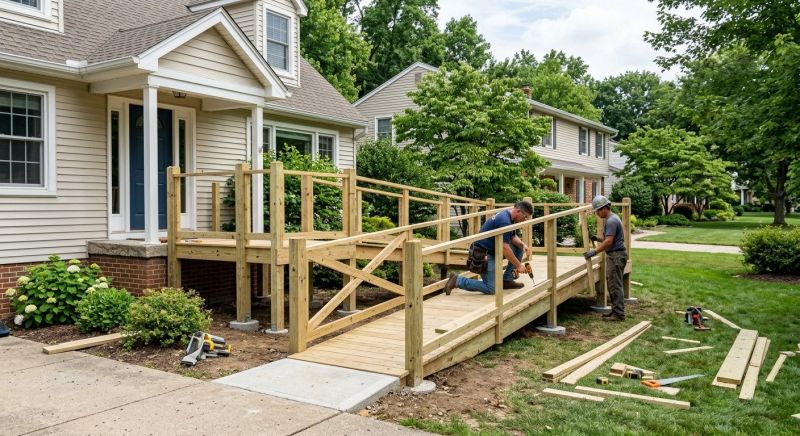 Accessible Ramp Construction in Conroe, TX