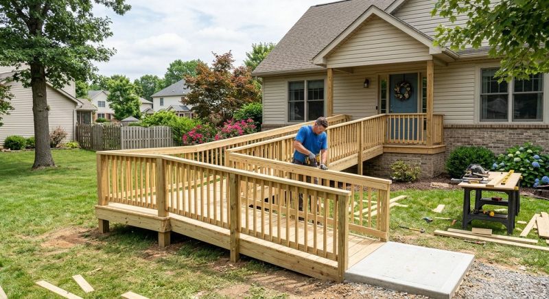Ada Ramp Installation in Conroe, TX