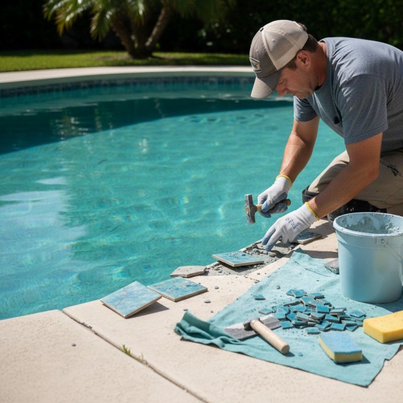 Pool Steps Repair